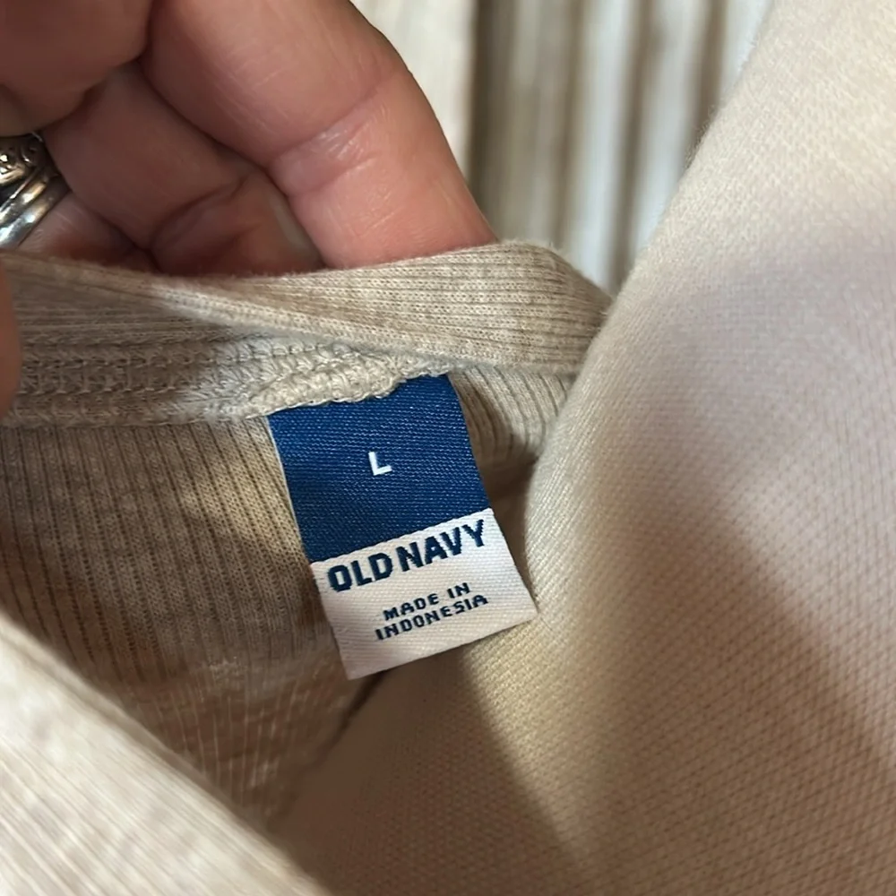 Old Navy Beige Long Sleeve Dress - Picture 7 of 8